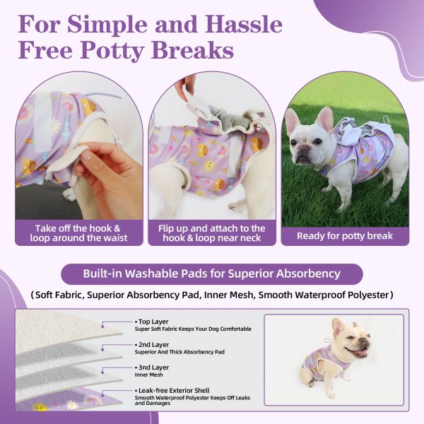 Multi Function Washable Reusable Dog Diaper - Image 3